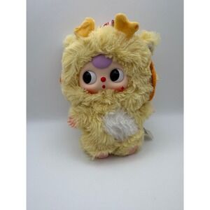 Baby Three Plush Pendant Blind Box Figure Yellow Monster Dragon Fuzzy Toy
